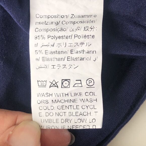 Shein Curve 4XL Blue Long Sleeve Top Ruched With Buttons On One Side - Picture 6 of 9